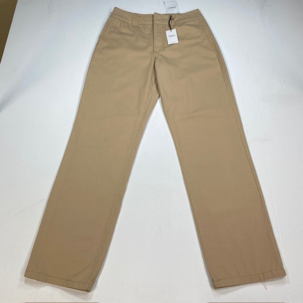 Forever 21 Womens Straight Leg Chino Pants Tan Khaki Size S New